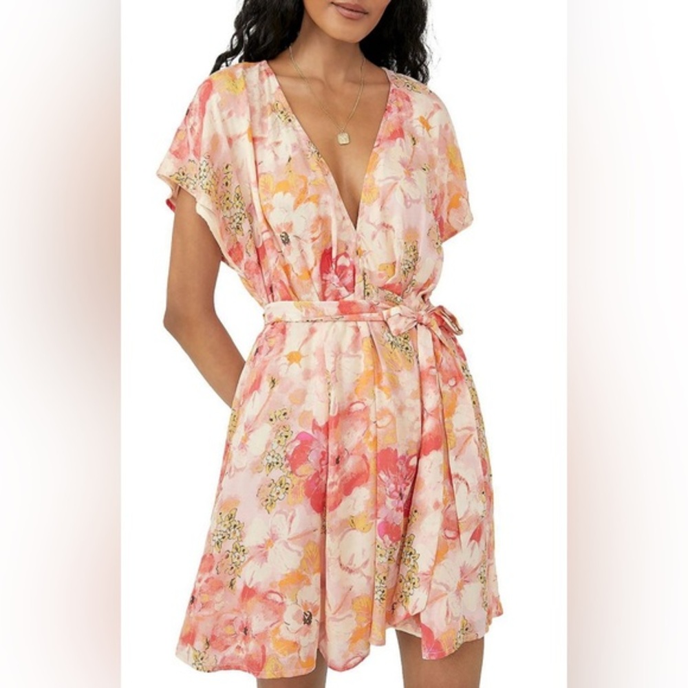 4/$50 NWT Freddie tie mini dress by Free People